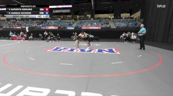 207 lbs Cons. Semi - 2 Kathryn Hingano, Southern Oregon vs 5 Hannah Jackson, Ottawa