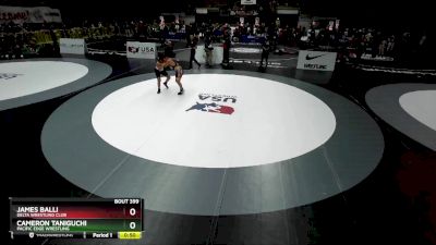 120 lbs Cons. Round 1 - James Balli, Delta Wrestling Club vs Cameron Taniguchi, Pacific Edge Wrestling