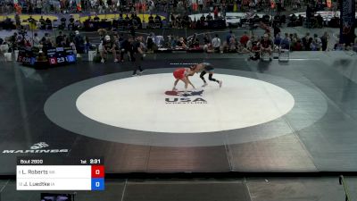 110 lbs Rnd Of 16 - Libby Roberts, WA vs Jasmine Luedtke, IA