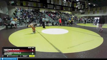 145 lbs Cons. Round 6 - Leonardo Maiuolo, Saint Francis vs Matthew Ruacho, Central