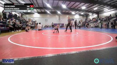 35 lbs Rr Rnd 1 - Jaxson Gregory, Tulsa Blue T Panthers vs Chet Clay, Skiatook Youth Wrestling