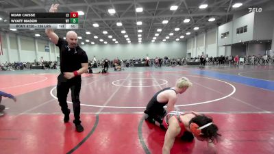 126 lbs Consi Of 32 #2 - Noah Caisse, CT vs Wyatt Mason, WY
