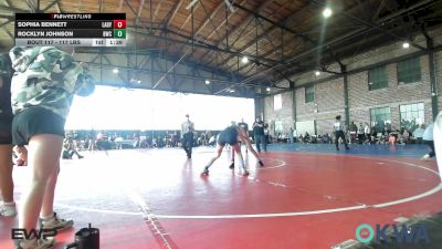 117 lbs Rr Rnd 2 - Sophia Bennett, Lady Outlaws vs Rocklyn Johnson, Brushy Wrestling Club