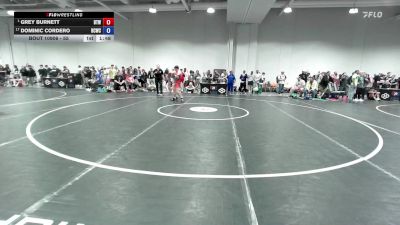 55 lbs Champ. Round 4 - Grey Burnett, Burnett Trained Wrestling vs Dominic Cordero, Higher Calling Wrestling Club