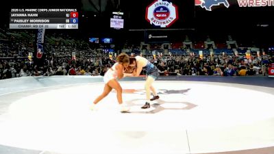 140 lbs Champ. Rd Of 32 - JayAnna Hahn, New Jersey vs Paisley Morrison, Oregon