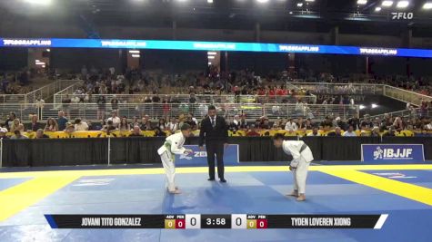 Tyden Loveren Xiong vs Jovani Tito Gonzalez 2025 Pan Kids Jiu-Jitsu IBJJF Championship