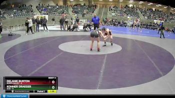115 lbs Round 2 (4 Team) - Konner Draeger, Scio vs Delanie Burton, North Valley