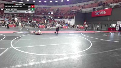 85 lbs Cons. Semi - Jordy Routhieaux, Luxemburg-Casco Wrestling Club vs Axel Setzer, Crass Trained