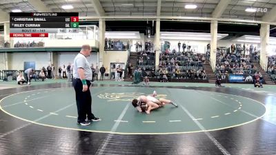 141 lbs Quarterfinal - Christian Small, Lake Erie vs Riley Curran, Salem