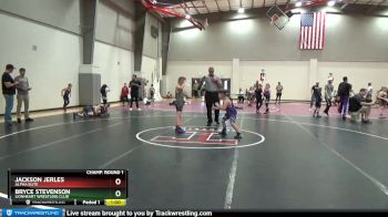 90 lbs Champ. Round 1 - Jackson Jerles, Alpha Elite vs Bryce Stevenson, Lionheart Wrestling Club