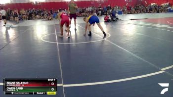 132 lbs Round 2 (10 Team) - Shane Salerno, Glenbard East vs Owen Gard, Canton 2