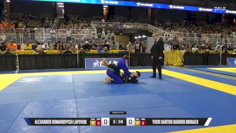 Alexander Romanovych Lapovok vs Ygor Santos Barros Moraes 2025 Pan Kids Jiu-Jitsu IBJJF Championship