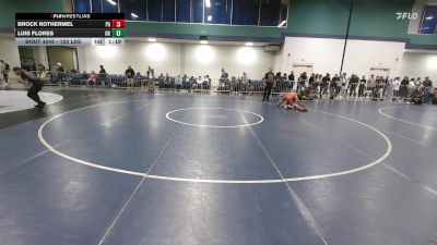 120 lbs Round Of 128 - Brock Rothermel, PA vs Luis Flores, OK