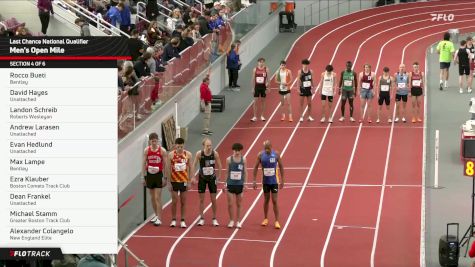 Men's Mile Open, Prelims 4