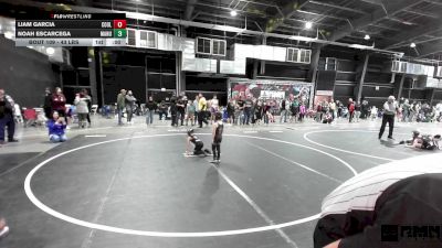 43 lbs Semifinal - Liam Garcia, Coolidge vs Noah Escarcega, Manu WC
