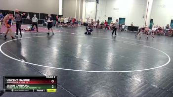 132 lbs Round 2 (10 Team) - Vincent Manfre, Oswego High School vs Jeson Carbajal, Florida Elite Wrestling Academy