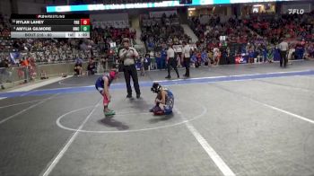 60 lbs Champ. Round 1 - Rylan Lahey, Parsons vs Amylia Gilmore, Norton Wrestling Club