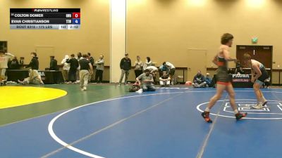 175 lbs Cons. Rd Of 32 - Colton Domer, Gladiator Wrestling Academy vs Evan Christianson, Team Tugman Wrestling