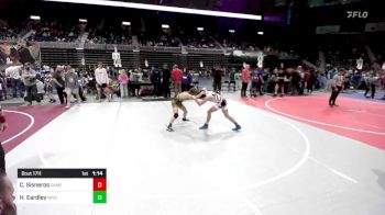 116 lbs Quarterfinal - Cameron Sisneros, Camel Kids WC vs Hayden Eardley, Wyoming Unattached