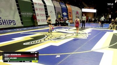 100 Class 2 lbs Cons. Round 1 - Kiara Sederburg, Rolla vs Eden Wilder, Oakville