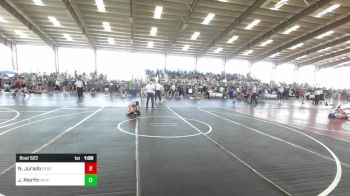 82 lbs Semifinal - Noah Jurado, Desert Dogs WC vs Jeriah Morfin, New Mexico Bad Boyz