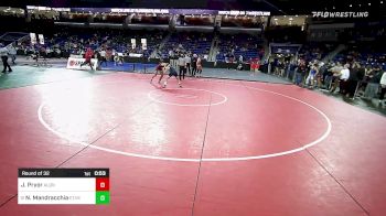 132 lbs Round Of 32 - Jake Pryor, Algonquin vs Nick Mandracchia, Essex Tech/Masco Co-Op