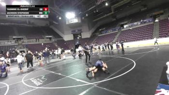 108.9-111.7 lbs Champ. Round 3 - Yasmine El-Sherif, Eaglecrest Wrestling Club vs Jackson Stephens, Widefield Wrestling Club