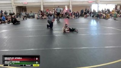 49 lbs Round 1 (6 Team) - Brantley Atwell, Bad Bass vs Brady Stevens, Dundee WC