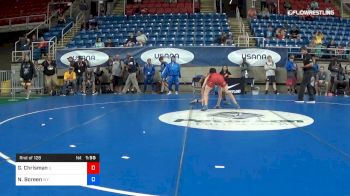 126 lbs Rnd Of 128 - Garrett Chrisman, Illinois vs Nathaniel Boreen, Wyoming