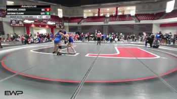 138 lbs 3rd Place - Abbigail Jones, Bixby Girls HS vs Jayden Clark, Sapulpa HS Girls