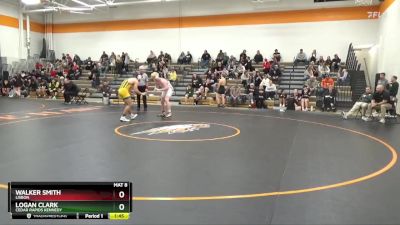 175-185 lbs Round 2 - Walker Smith, Lisbon vs Logan Clark, Cedar Rapids Kennedy