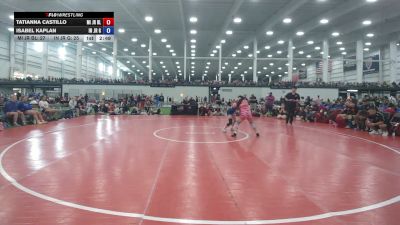 110 lbs Tatianna Castillo, Michigan Blue vs Isabel Kaplan, Indiana Gold