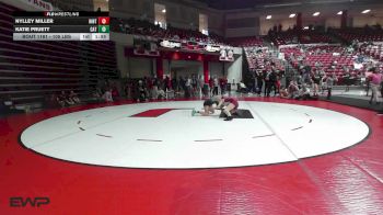 105 lbs Rr Rnd 2 - Katie Pruett, Catoosa High School Girls vs Nylley Miller, Hinton Girls High School