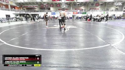 197 lbs Cons. Round 2 - Jayden Allen-Winston, Indian Hill Community College vs Jordan Allen-Smith, Central Baptist (Ark.)