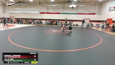 117 lbs Semifinal - Samuel Lombard, Worland Wrestling Club vs Kylie Geis, Thermopolis Wrestling Club