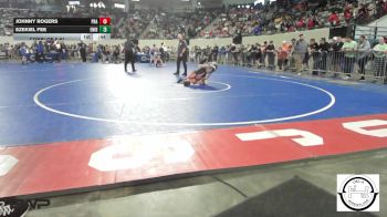 72 lbs Consi Of 8 #1 - Johnny Rogers, Prague vs Ezekiel Fee, Enid Junior High
