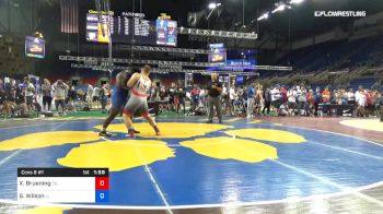 285 lbs Cons 8 #1 - Xavier Bruening, California vs Simon Wilson, Illinois