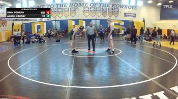 157 lbs Cons. Round 1 - Aaron Crosby, Fleming Island vs John Bowers, Middleburg