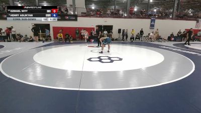 57 kg Cons. Sub-semis - Ezekiel Witt, Bison Wrestling Club vs Henry Aslikyan, Cliff Keen Wrestling Club