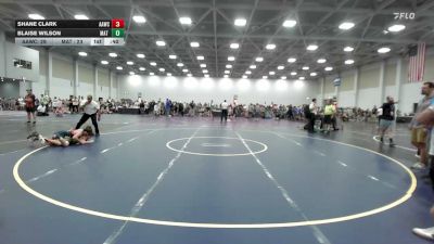 110 lbs Rr Rnd 3 - Shane Clark, All American Wrestling Club Blue - EL vs Blaise Wilson, Mat Warriors - EL