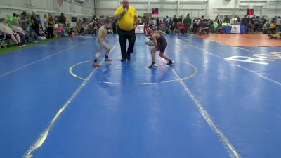 B-72 lbs Round 3 - Aris Sewell, OH vs Beau Havers, PA