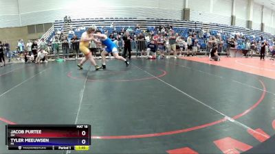 285 lbs Quarterfinal - Jacob Purtee, OH vs Tyler Meeuwsen, MI