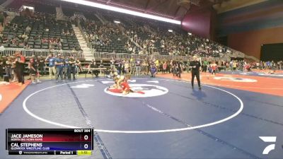 86 lbs Cons. Round 2 - Jace Jameson, North Big Horn Rams vs Cal Stephens, Glenrock Wrestling Club