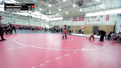 110 lbs Cons. Semi - Jaevani Persaud, Liberty vs Shiori Kawaguchi, Pittsburg Senior