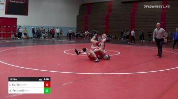 157 lbs Consi Of 4 - Lucas Cordio, Maryland vs Antonio Petrucelli, Pitt