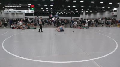 157 lbs Cons. Quarters - Aiden Hernandez, Team Idaho Wrestling Club vs Colyn Finley, Elevate Wrestling Club