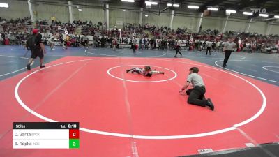 58 lbs Consi Of 4 - Cree Garza, Spokane Wrestling vs Brett Repka, Independent