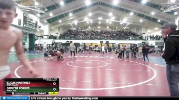 140 lbs Semifinal - Lucas Martinez, East Valley vs Sawyer Forbes, Fruitland