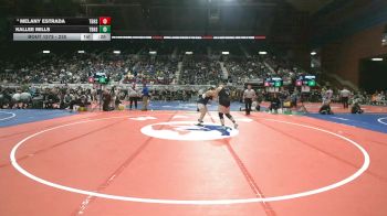 235 lbs Cons. Round 2 - Kallee Mills, Thunder Basin High School vs Melany Estrada, Thunder Basin High School