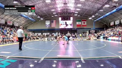 120 lbs Finals (2 Team) - Kane Bryson, Pisgah High School vs Chris Schroth, Union Pines High School